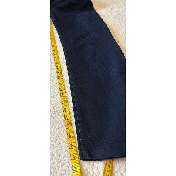 7 For All Man Kind Dojo Jeans Women's Dark Wash Flare Low Rise Size 27 - Picture 4 of 10